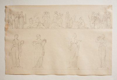 Apollo, the Graces and the Muses by Bertel Thorvaldsen